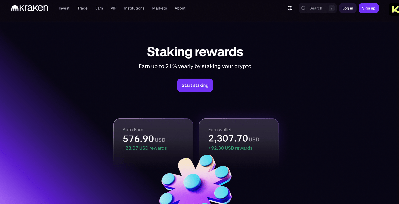 Kraken uk staking page