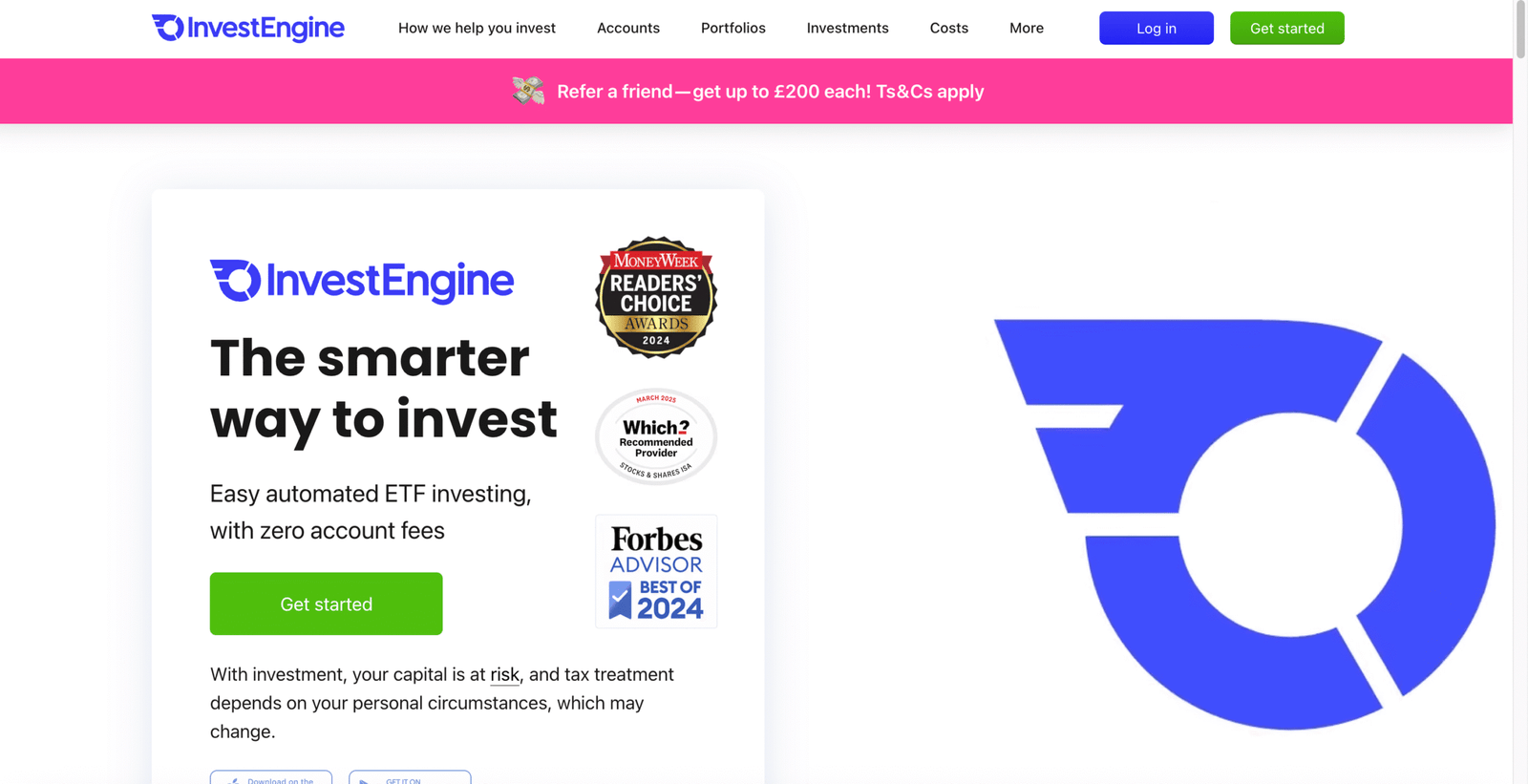 InvestEngine ETF investing platform.