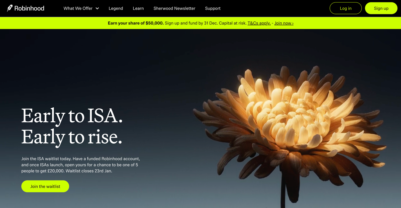 robinhood trading app uk