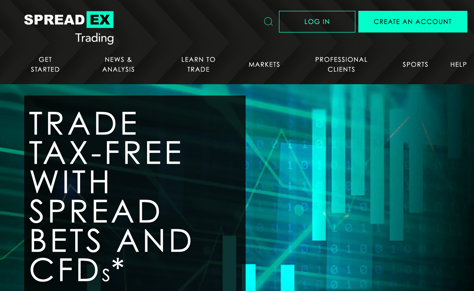 Spreadex UK spread betting platform.