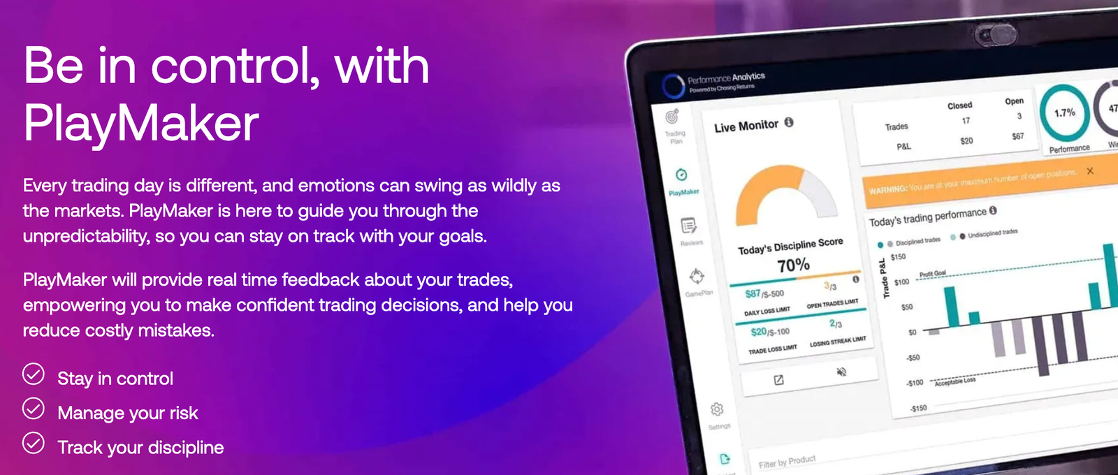 city index playmaker tool page