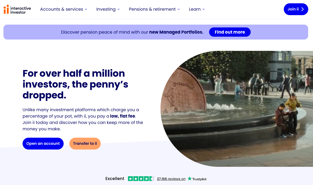 interactive investor UK investment platform