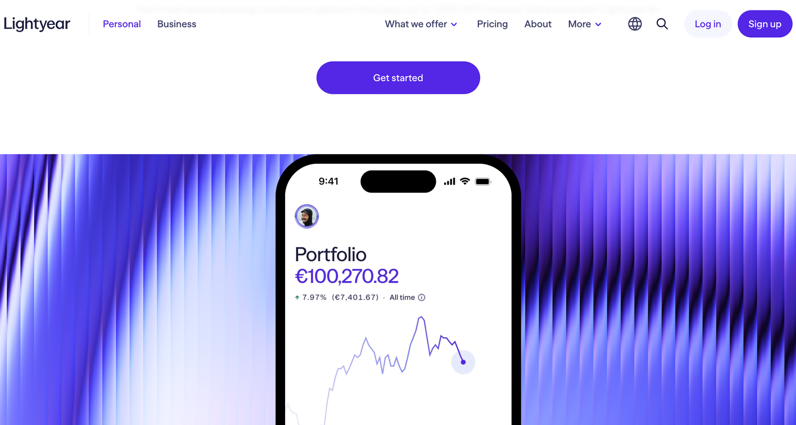 Lightyear investing app.