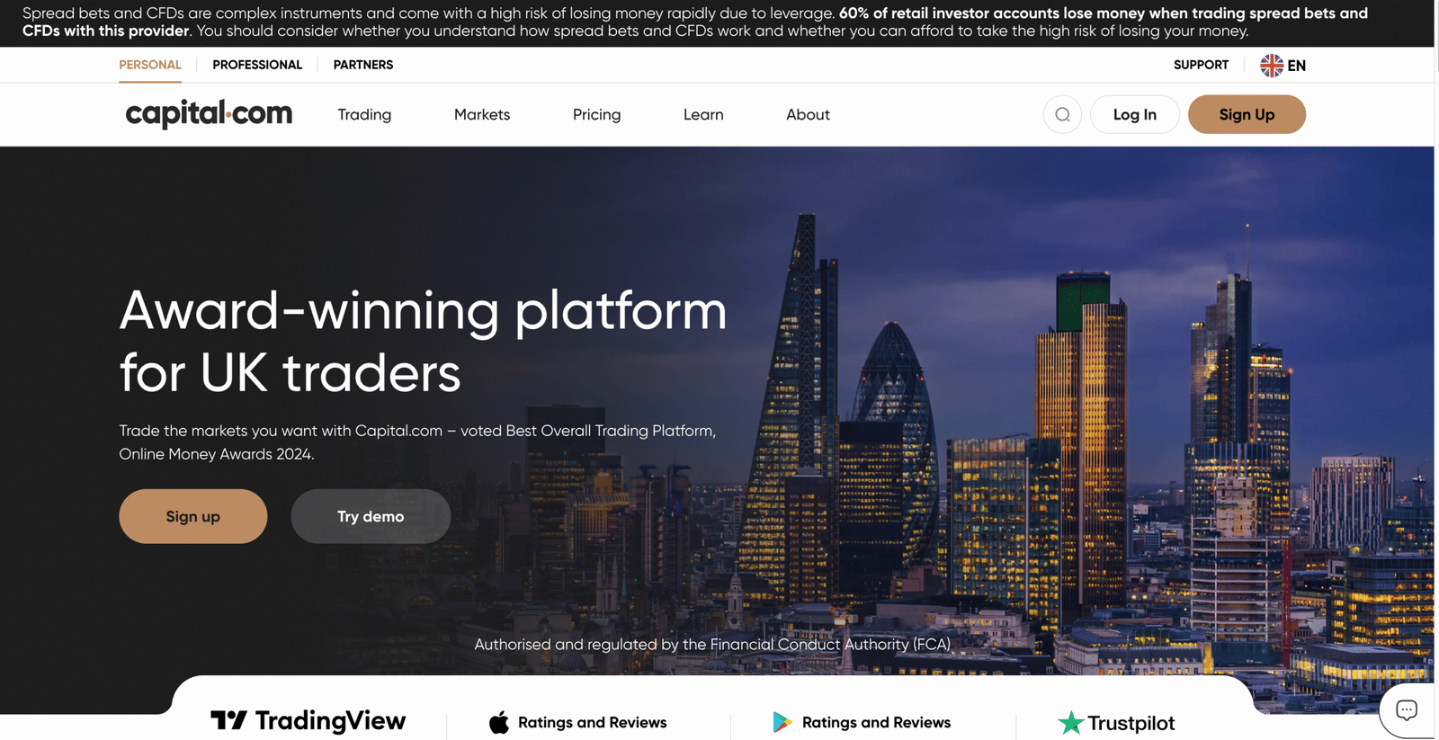 Capital.com UK forex broker