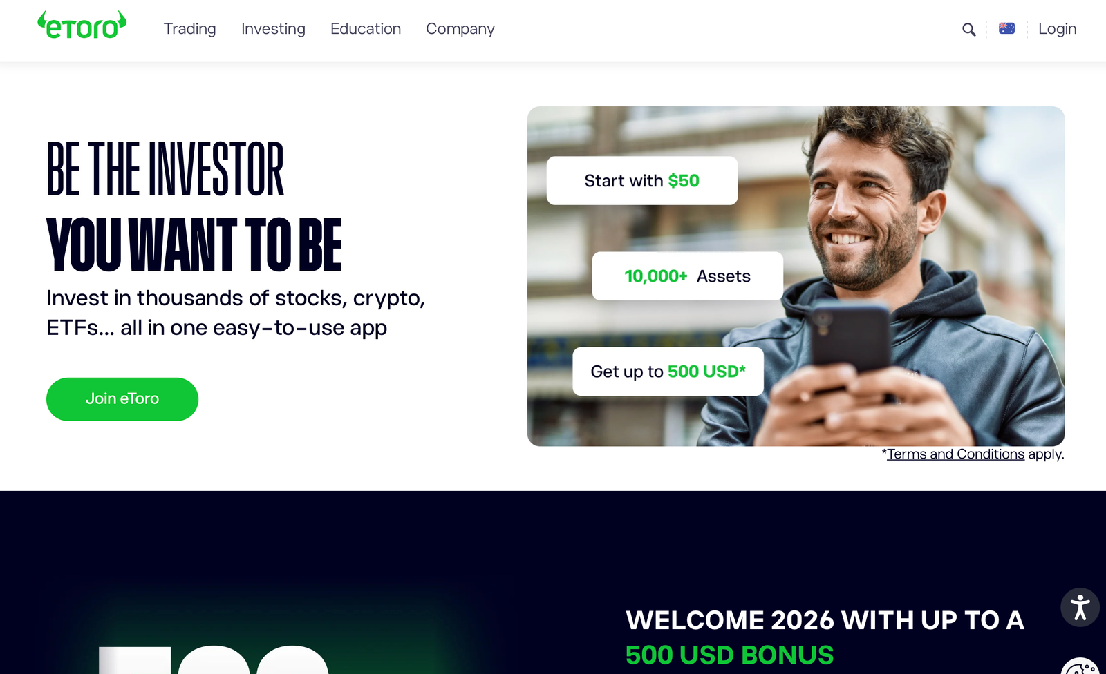 Etoro CFD trading australia