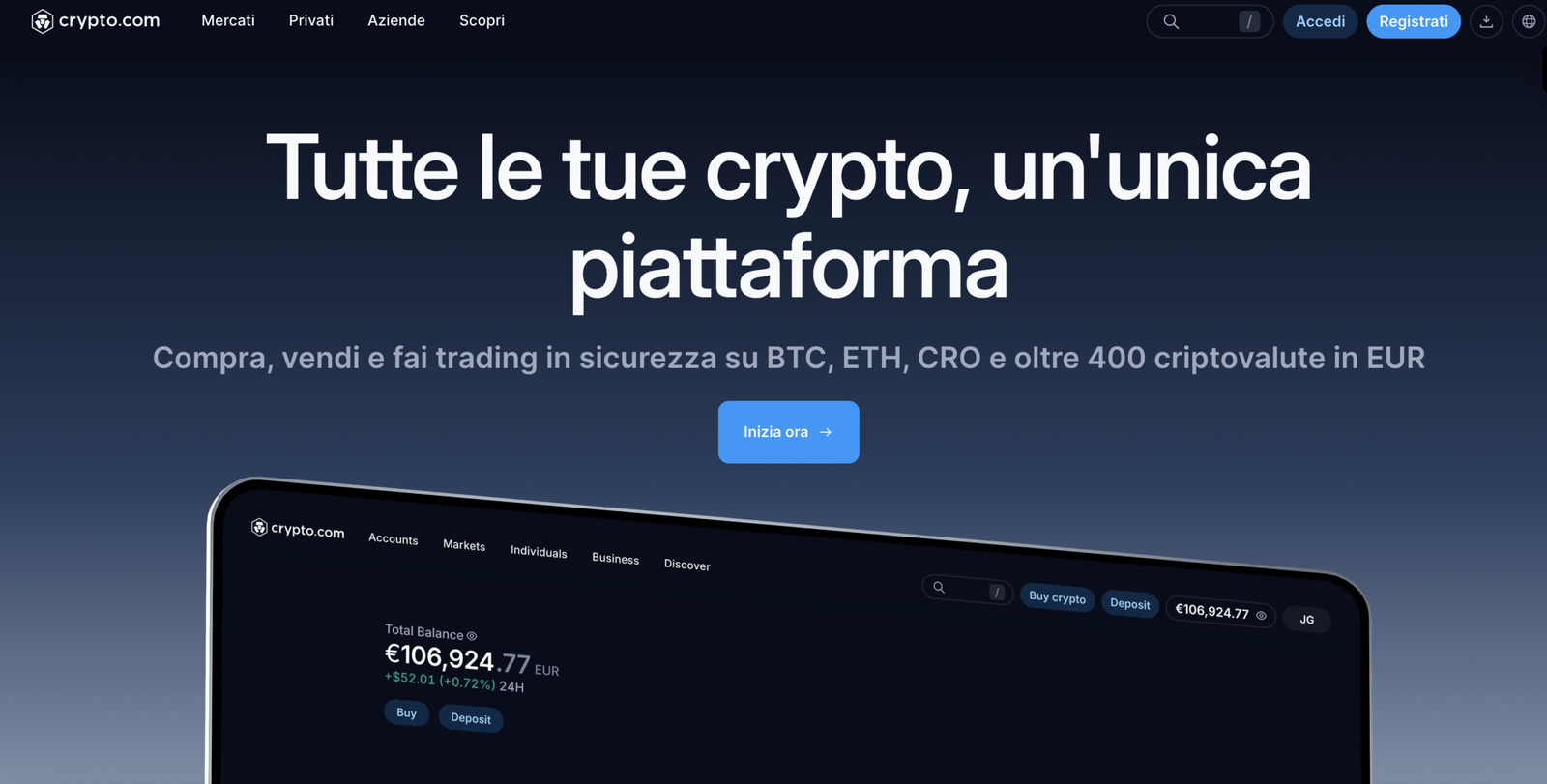 Recension crypto.com italia