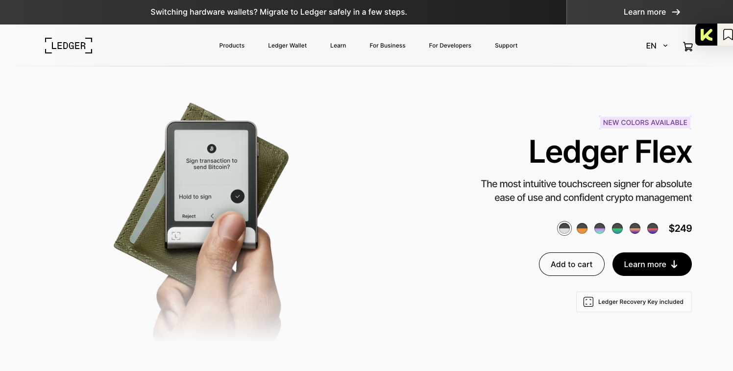 Recensione di Ledger Flex