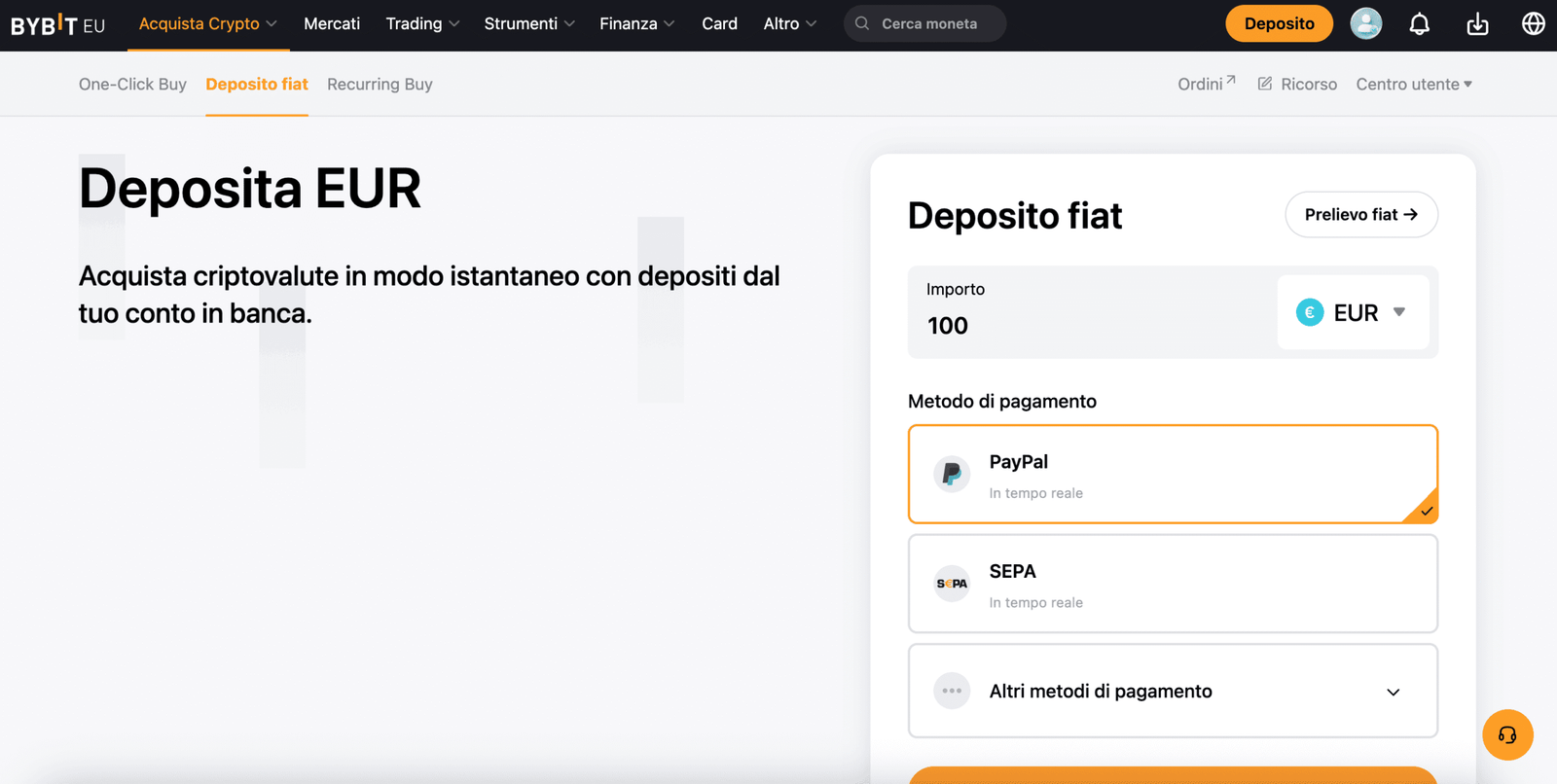 bybit deposito