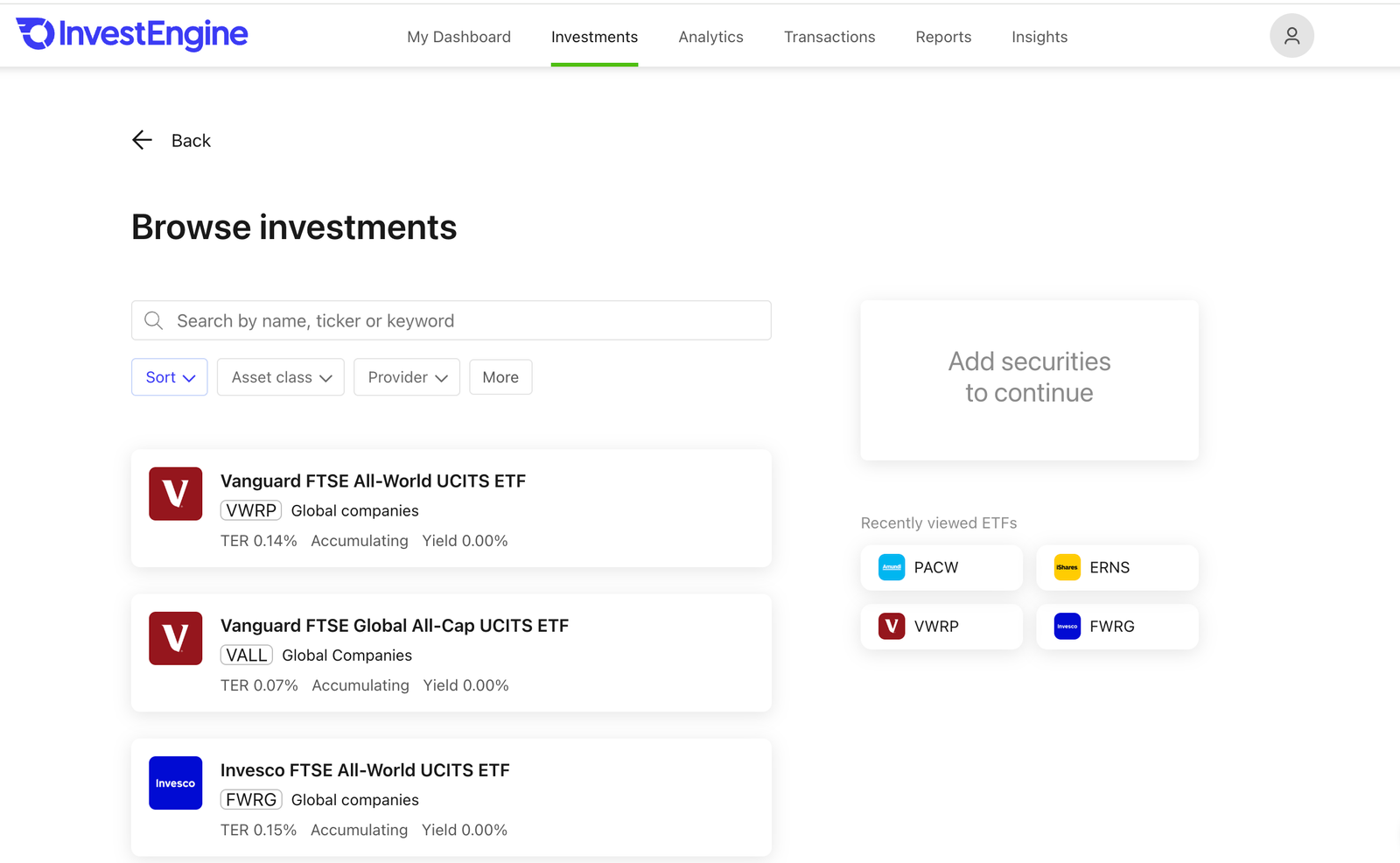 InvestEngine investment platform